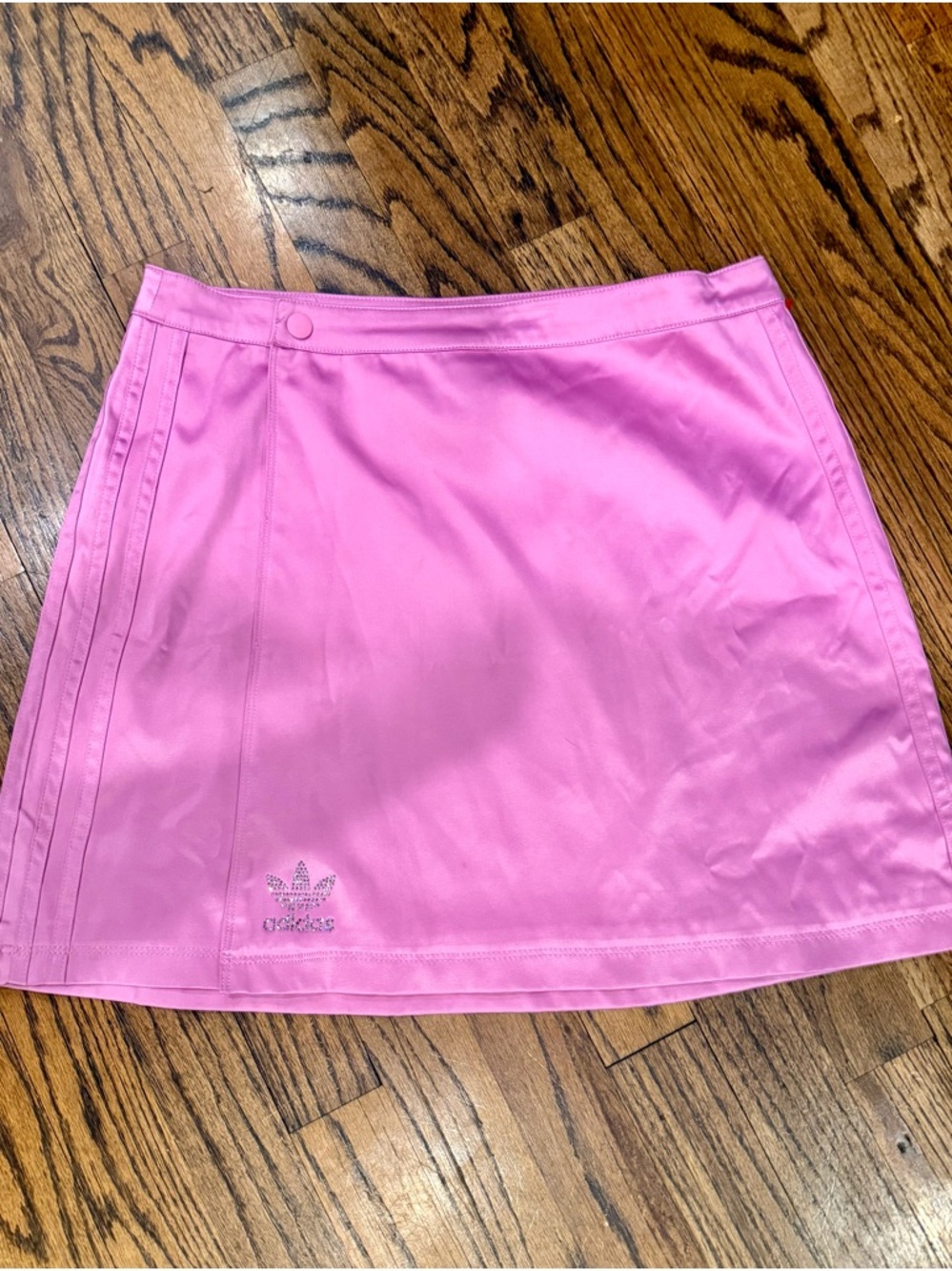 adidas Pink Mini Skirt with Trefoil Detail